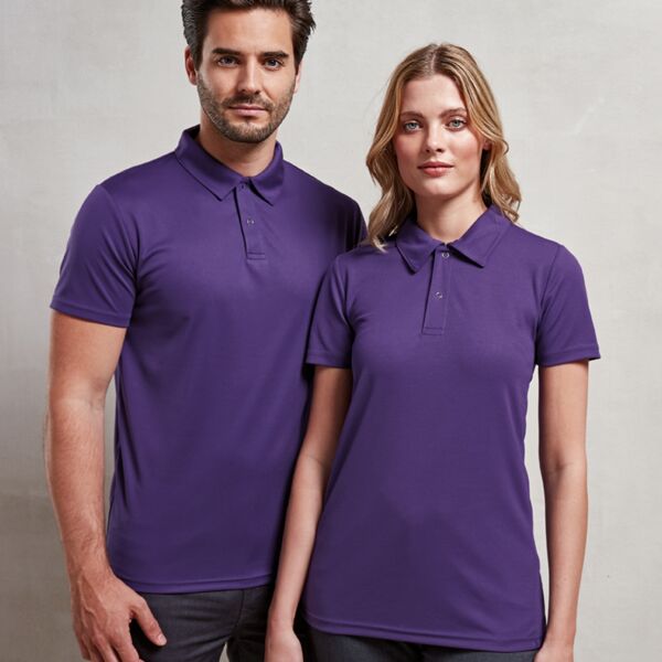Premier Coolchecker® Stud Piqué Polo Shirt Thumbnail